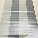 Шпалери паперові VIP Континент Смуга широка сірий з перламутром 0,53 х 10,05м (41203), фото 6