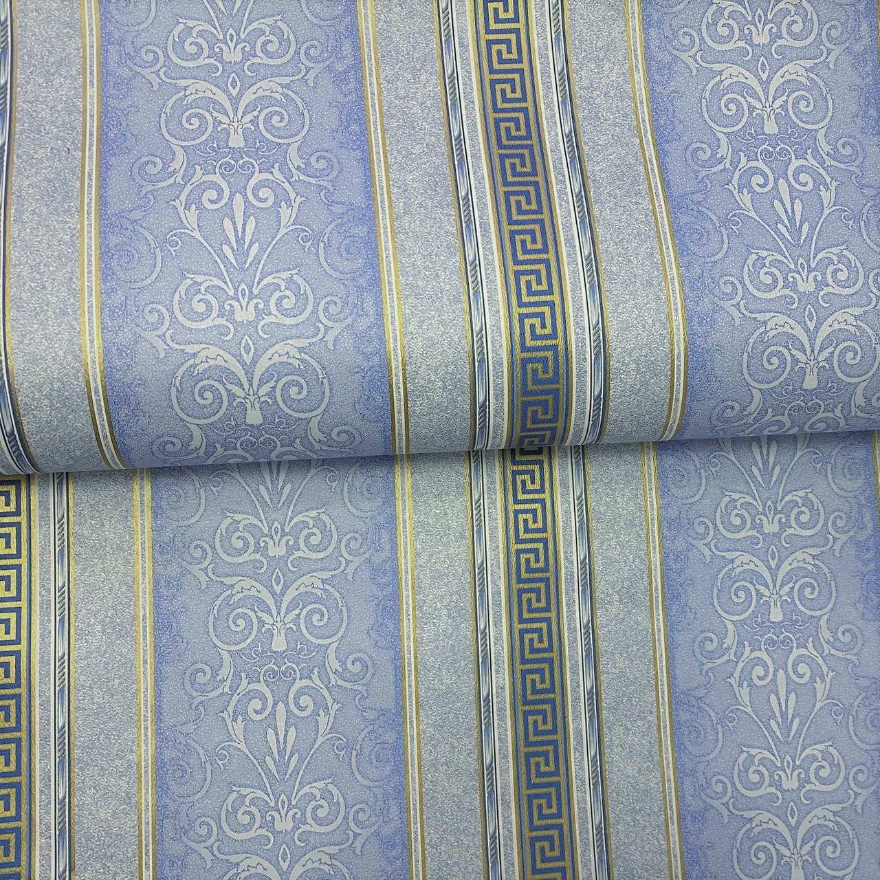 Шпалери паперові Континент Версаче, синій 0,53 х 10,05м (1226), фото 1