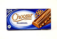 Шоколад молочный с соленым кренделем Choceur Salzbrezel 200г (Германия)