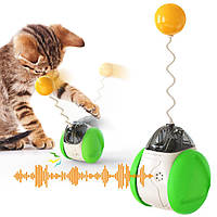 Интерактивная игрушка с музыкой и кошачьей мятой для самостоятельной игры котиков всех пород