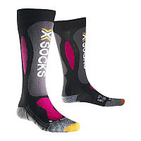 Шкарпетки X-Socks Ski Carving Silver Woman 35-36 Сірий/Рожевий (1068-X20357 35-36 X0A)
