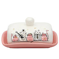 Маслянка керамічна "Котики, що співають" ZFC046 SC