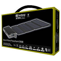 Портативний зарядний пристрій (повербанк) із сонячною батареєю SANDBERG SOLAR 25000mAh 420-56, фото 2
