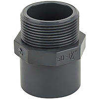 Муфта ПВХ Kripsol MR30 40.C редукционная, с наружной резьбой d32-40х1-1/4"