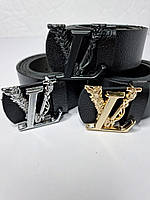 Женский кожаный ремень Louis Vuitton Луи Виттон 4 см в расцветках, ремни с логотипом, брендовые ремни