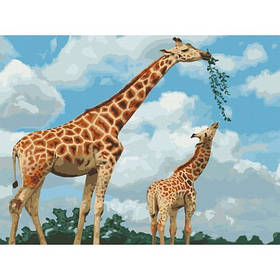 Набір для розпису по номерах  "Грація савани 11634-AC" 40*50см Складність 4 з 5.