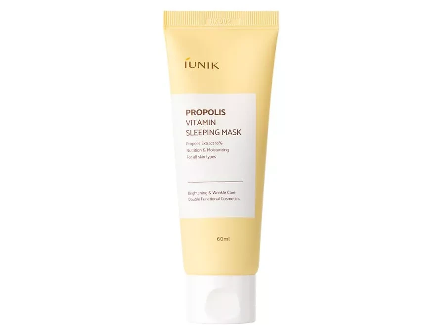 Нічна маска для обличчя з прополісом IUNIK Propolis Vitamin Sleeping Mask, 60 мл