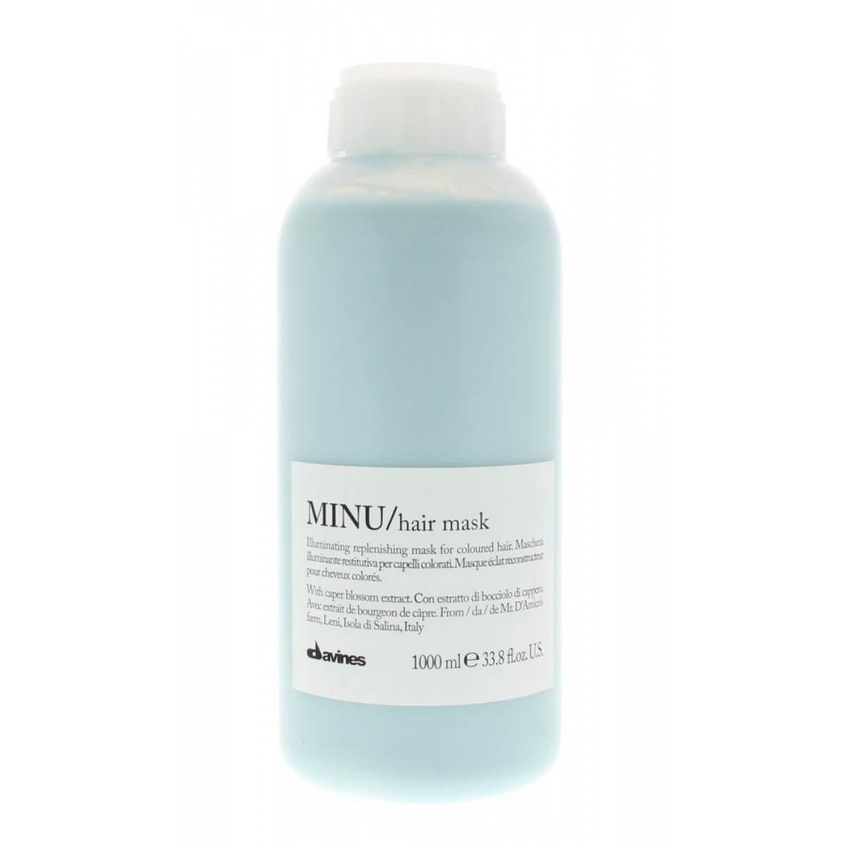 Відновлююча маска для фарбованого волосся 1000 ml Davines Essential Haircare New Minu Hair Mask