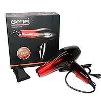 Фен профессиональный для сушки волос Gemei GM-1719 1800W GB