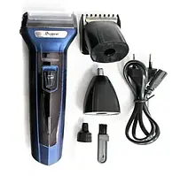 Тример Чоловіча машинка для стриження волосся голови Gemei GM-566 Тример для вусів і бороди електробритва бритва