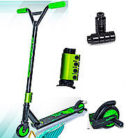 Трюковий самокат Scale Sports Maximal Exercise. Підшипники Abec-7. Пегги в комплекті. Зелений