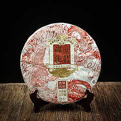 Чай Шу Пуер "Chuan Shi Jia Ming" 357 грам 2015 рік