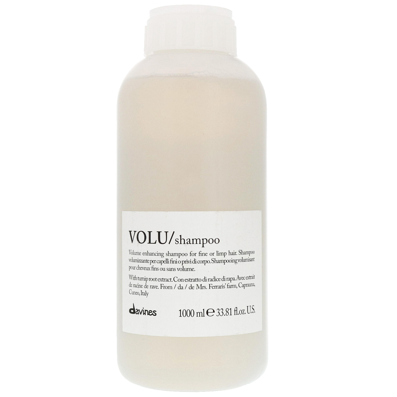 Зволожуючий шампунь для об'єму Davines Volu Enhancing Softening Shampoo 1000 ml, фото 1