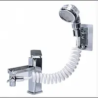 Душевая система на умывальник душ с переключателем на смеситель UKC Modified Faucet With external Shower