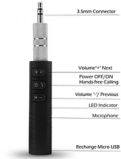 Wireless Receiver LV-B09 Bluetooth адаптер перехідник LV-B09 для передачі аудіо Блютуз-ресивер, фото 4