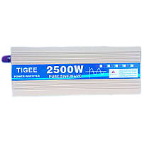 Инвертор 2500W Tigee Power 021 c 12V на 220V чистая синусоида (1розетка) Yellow | Инвертор 2500W 12V-220V