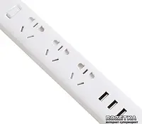 Подовжувач Xiaomi Power Strip (3 + 3 USB-port) White (NRB4027CN)