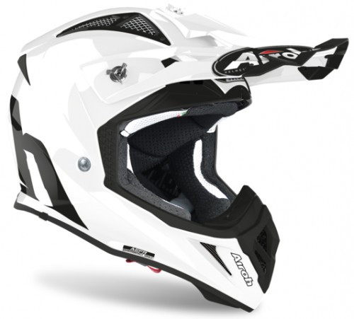 МОТОШОЛОМ ЕНДУРО AIROH AVIATOR ACE WHITE GLOSS