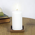 Набір свічок 4 шт парафінових білих Bispol 15*6 см циліндр, фото 3