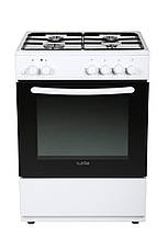 Плита газова з електродуховкою Ventolux GE GE 6060 ES 3F (WH) біла, фото 4