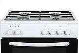 Плита газова з електродуховкою Ventolux GE GE 6060 ES 3F (WH) біла, фото 5
