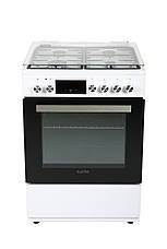 Газова плита з електродуховкою Ventolux GE 6060 CS 6TC (WH) біла, фото 4