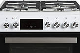 Газова плита з електродуховкою Ventolux GE 6060 CS 6TC (WH) біла, фото 6