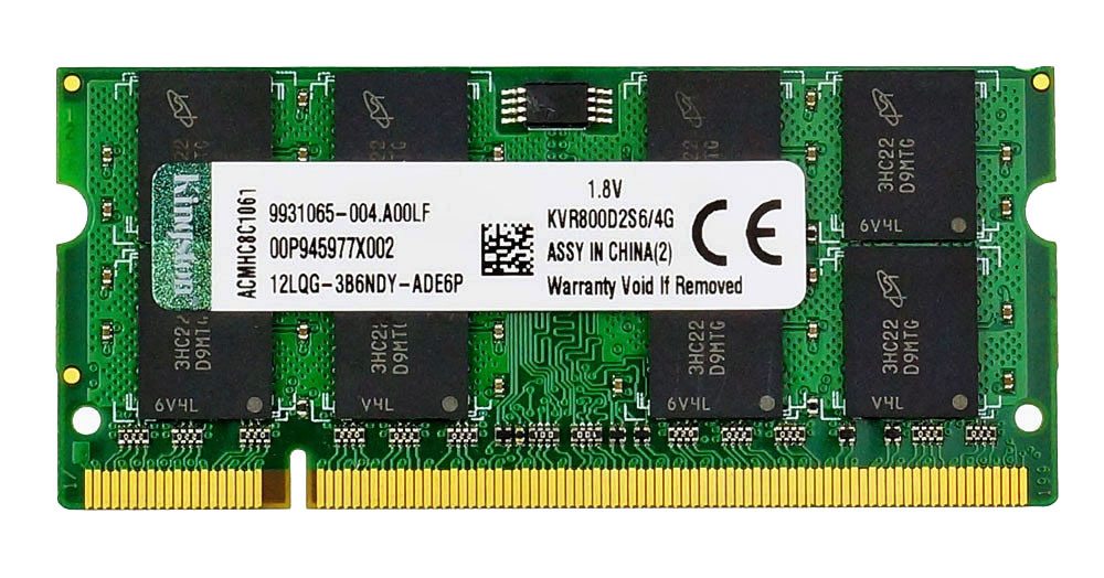 Оперативная память DDR2-800 4Gb для ноутбука SODIMM PC2-6400 4096MB ...