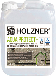 Грунт-гідрофобізатор на водній основі HOLZNER Aqua Protect+, 5л