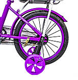 Велосипед 16 "Scale Sports" Фіолетовий T15, Ручний і Дискові Гальма, фото 2