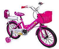 Велосипед 16 "Scale Sports" Рожевий T15, Ручні та Дискові Гальма