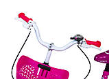 Велосипед 16 "Scale Sports" Рожевий T15, Ручні та Дискові Гальма, фото 3