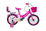 Велосипед 16 "Scale Sports" Рожевий T15, Ручні та Дискові Гальма, фото 6