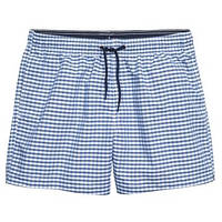 1, Мужские плавательные пляжные шорты в клеточку с сетчатыми внутренними шортами H&M Размер L