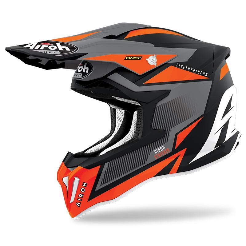 МОТОШОЛОМ ЕНДУРО AIROH STRYCKER AXE ORANGE MATT