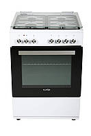 Плита газова з електродуховкою Ventolux GE 6060 CS 6MT (WH) біла