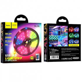 Лента на светодиодах RGB HOCO USB cool LED color light strip DL30 |4M, 20RGB