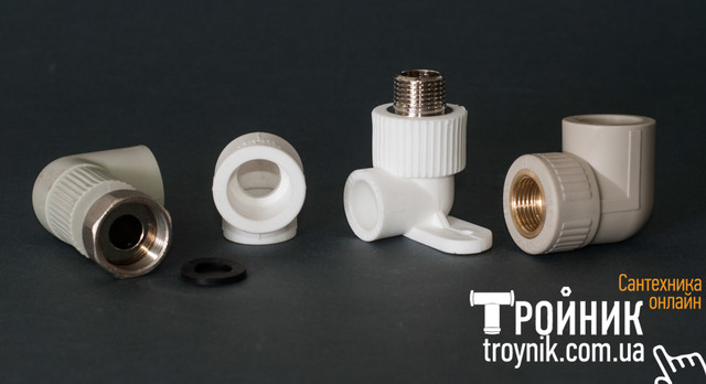 Поліпропіленові куточки, коліна, коліно ппр, купити в києві