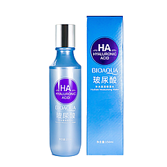 Тонер для обличчя Bioaqua Water Get Hyaluronic Acid Moisture Toner з гіалуроновою кислотою, 150 мл