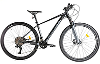 Велосипед-найнер Crosser MT-036 29" (рама 19, 21S) Hidraulic Shimano Чорно-сірий