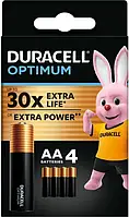 Лужні батарейки Duracell Optimum AA 1.5В LR6 4 шт