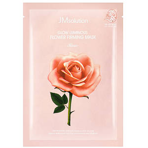 Тканинна маска з екстрактом дамаської троянди JMsolution Glow Flower Firming Mask Rose