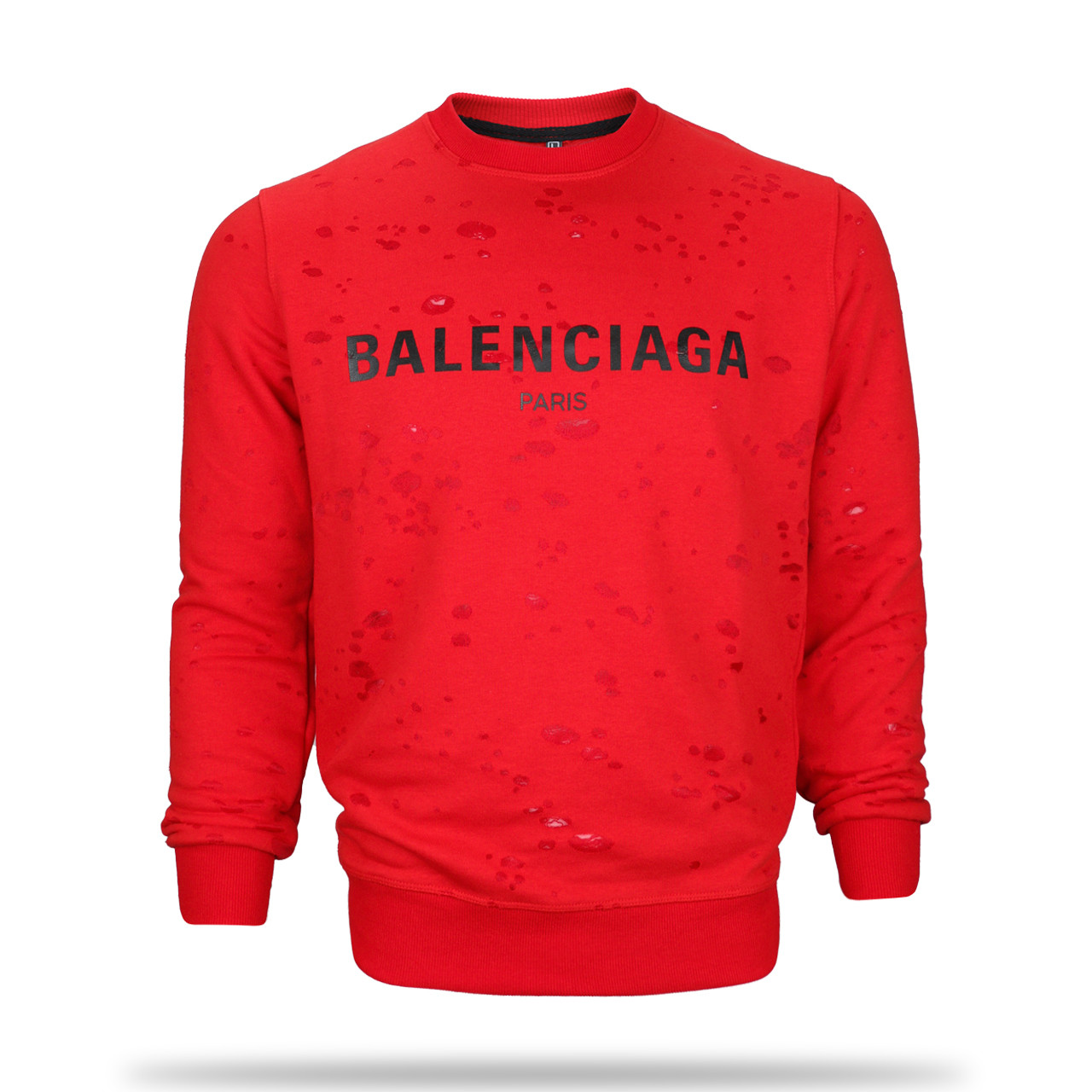 Світшот чоловічий червоний BALENCIAGA RED L (Р) 20-510-012