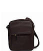 Сумка чоловіча через плече з натуральної шкіри / колір рудий / 25×19×6 см, фото 8