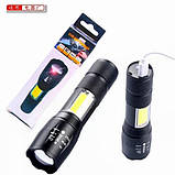 Ліхтарик ручний BAILONG BL-29-T6 USB MICRO CHARGE, фото 3