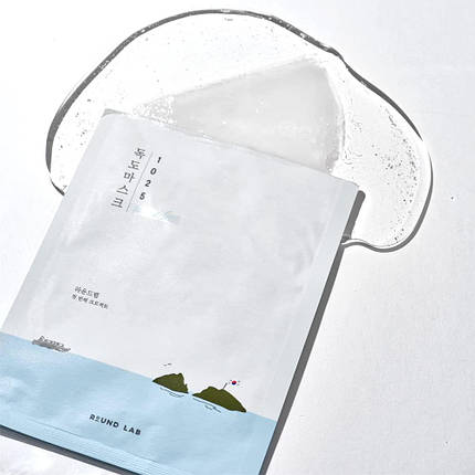 Зволожуюча гелева маска для обличчя Round Lab 1025 Dokdo Water Gel Mask Sheet 1 шт, фото 3