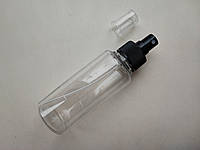 150 - 155 мл 28/410 ПЭТ с черным спреем для антисептика 28/410 круглая бутылка, флакон пластиковый