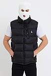 Чоловічий жилет C.P. Company | безрукавка C.P. Company спортивний жилет стьобаний Туреччина чорний. Живе фото, фото 6