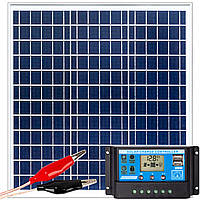Солнечная батарея комплект 40W 12V (Солнечная панель, Регулятор напряжения 10А) VOLT POLSKA