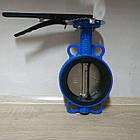 Засувка затвор Батерфляй ДУ-100 з поворотним чавунним диском ущільнення EPDM Китай